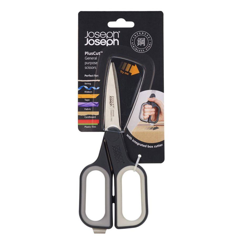 Joseph Joseph CutPlus grau Allzweckschere mit Box Cutter