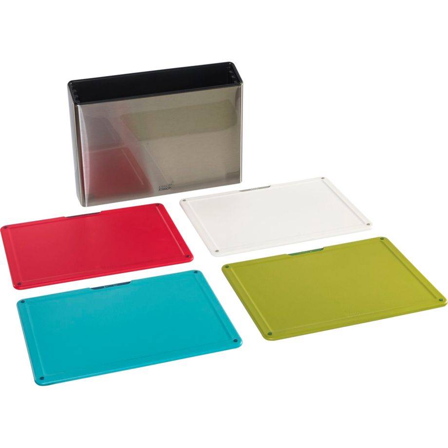 Joseph Joseph Folio Icon Steel 4-teiliges Schneidebrett-Set