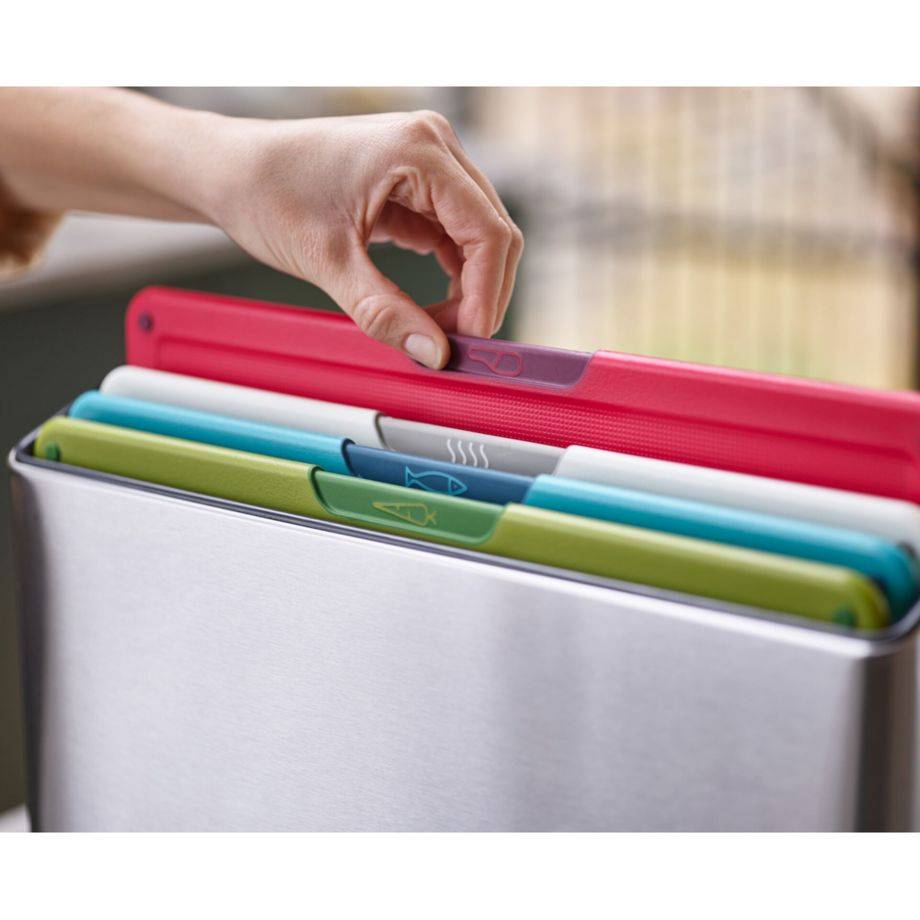 Joseph Joseph Folio Icon Steel 4-teiliges Schneidebrett-Set