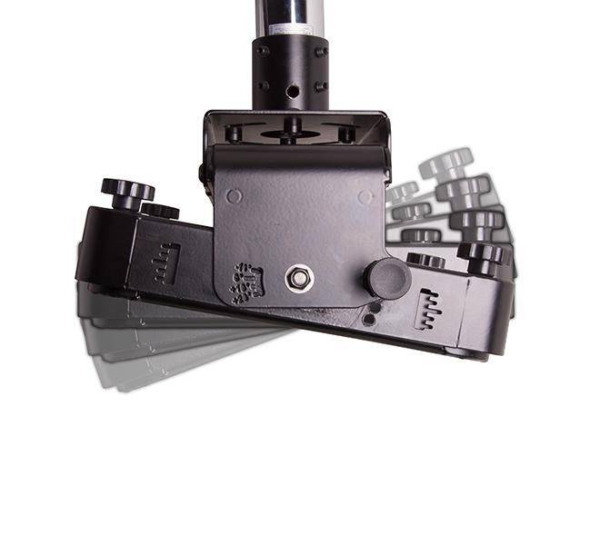 B-Tech BT893-AD, Zimmerdecke, 70 kg, Schwarz, 766 - 1186 mm, -45 - 45°, 5°
