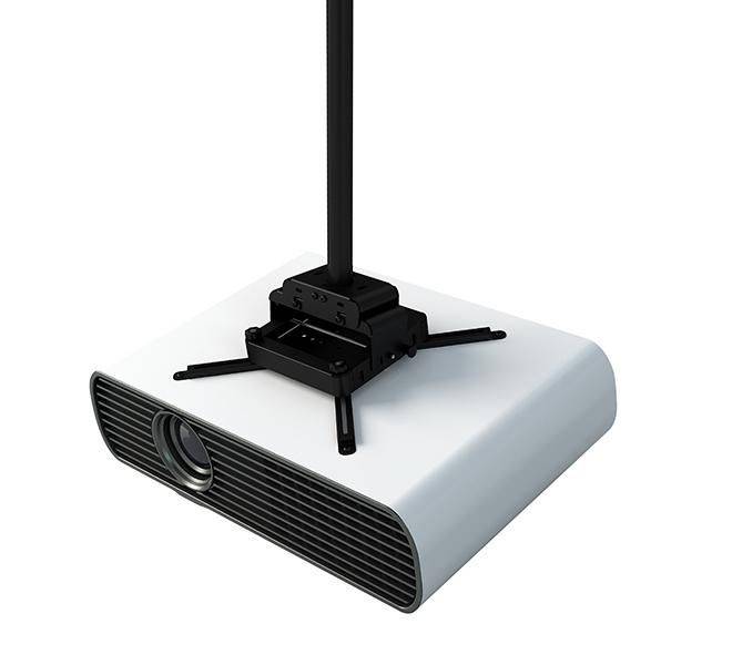 B-Tech BT893-AD, Zimmerdecke, 70 kg, Schwarz, 766 - 1186 mm, -45 - 45°, 5°