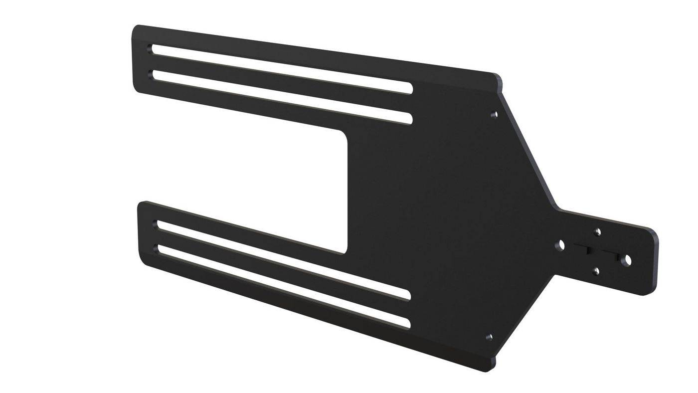 Ergonomic Solutions Kiosk straight bracket Portrait 22in tostraight bracket