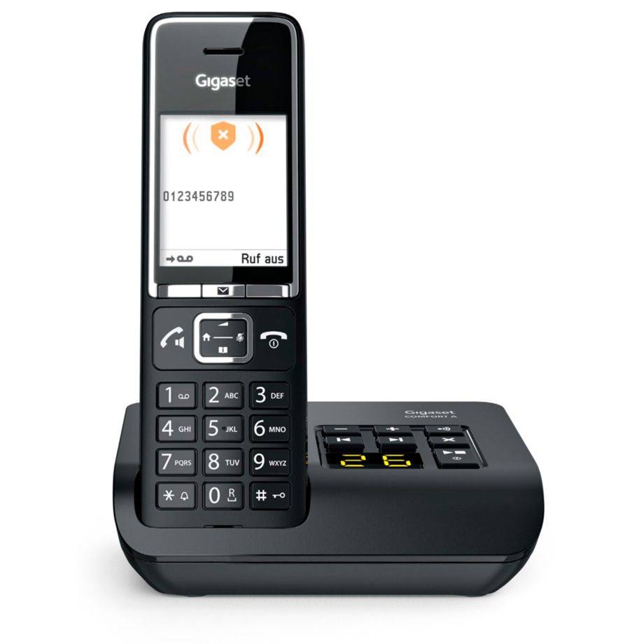 Gigaset COMFORT 550A, Analoges Telefon, Kabelloses Mobilteil, Freisprecheinrichtung, 200 Eintragungen, Anrufer-Identifik