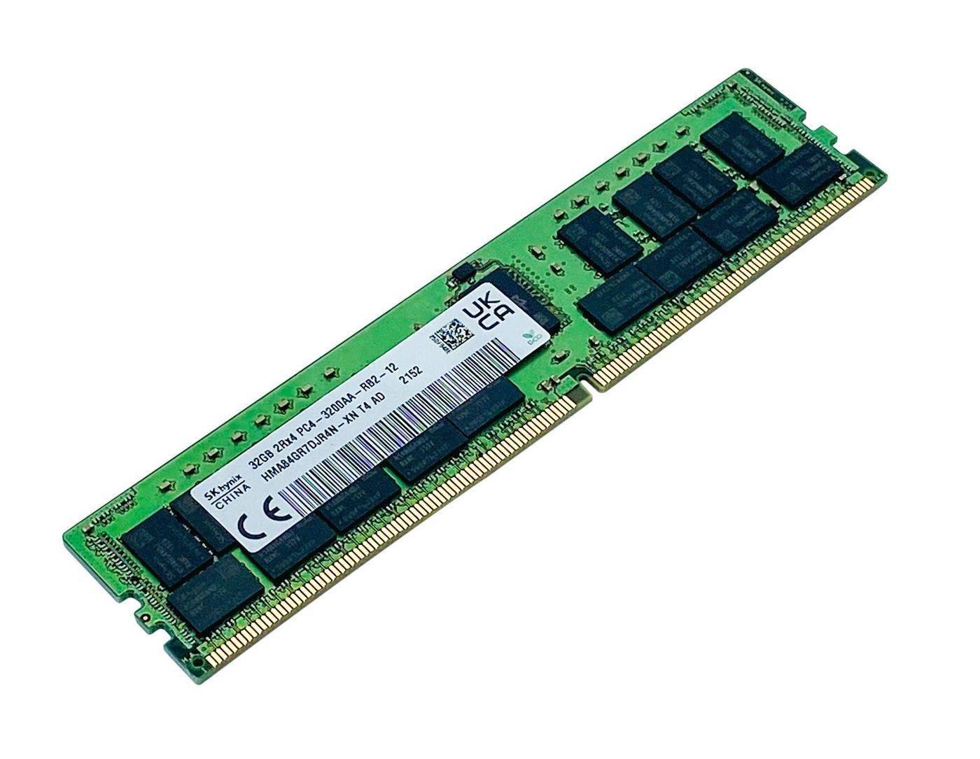 Dell 32 GB 1*32 GB 2RX4 PC4-25600AA-R DDR4-3200MHZ SMART MEM 32 GB DDR4 DIMM