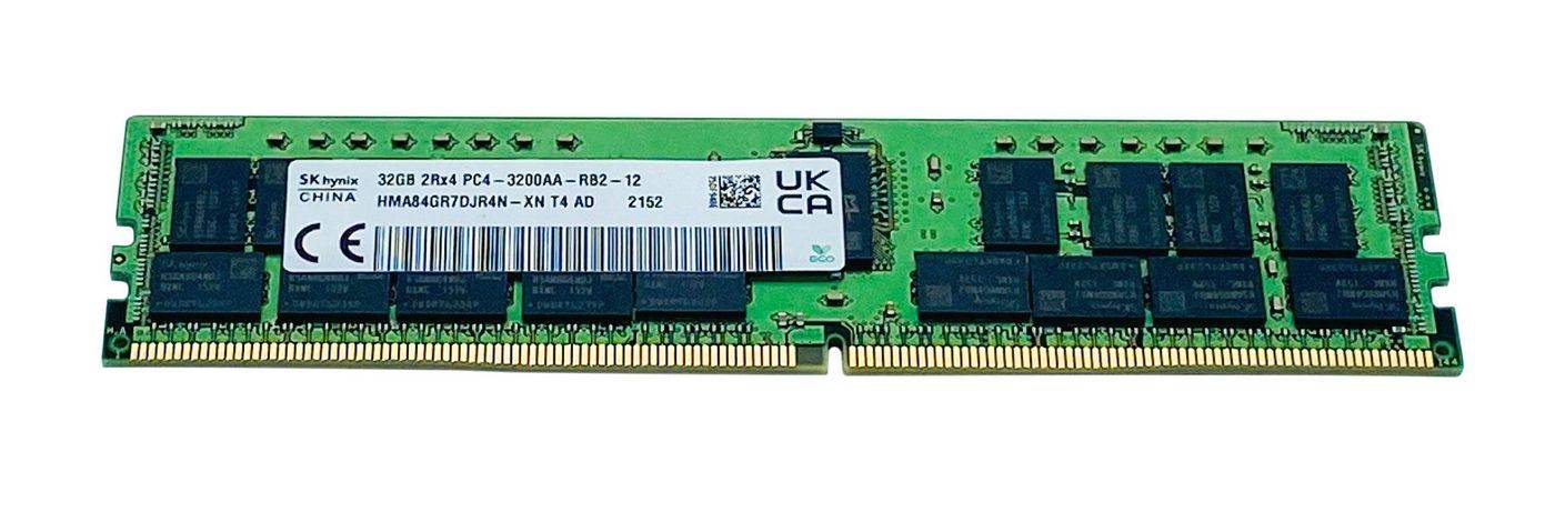 Dell 32 GB 1*32 GB 2RX4 PC4-25600AA-R DDR4-3200MHZ SMART MEM 32 GB DDR4 DIMM
