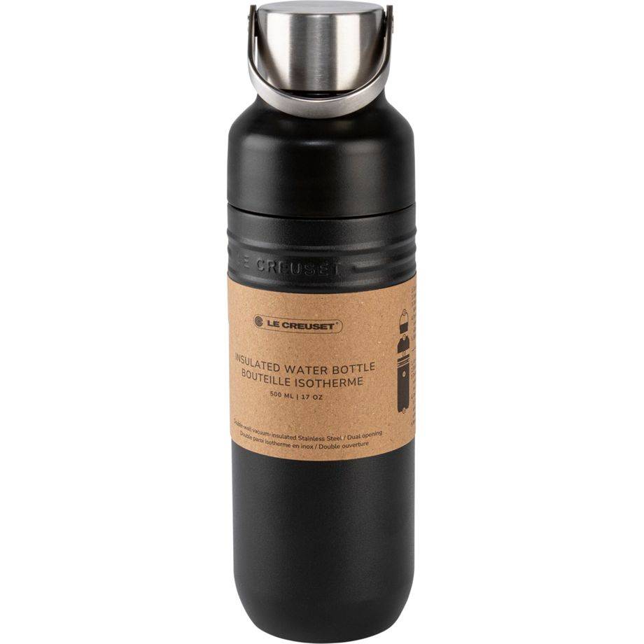 Le Creuset Trinkflasche On The Go schwarz matt 500 ml