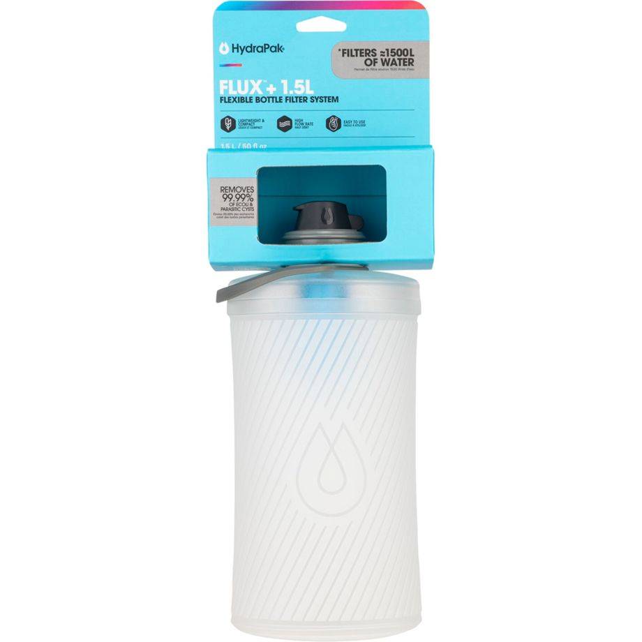 HydraPak Flux 1.5L Faltflasche weiß