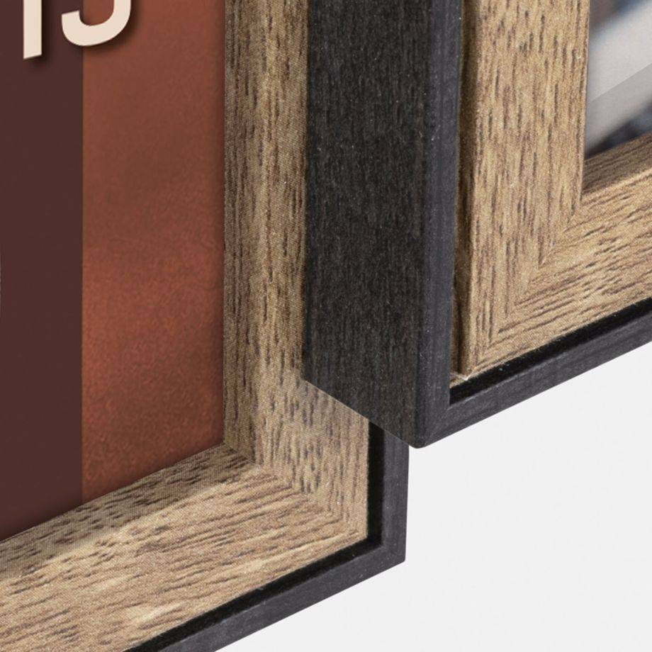 Zep DA266, Multi-Bilderrahmen, Holz, Wand, 10 x 15 cm, Rechteckig, 10 x 15 cm