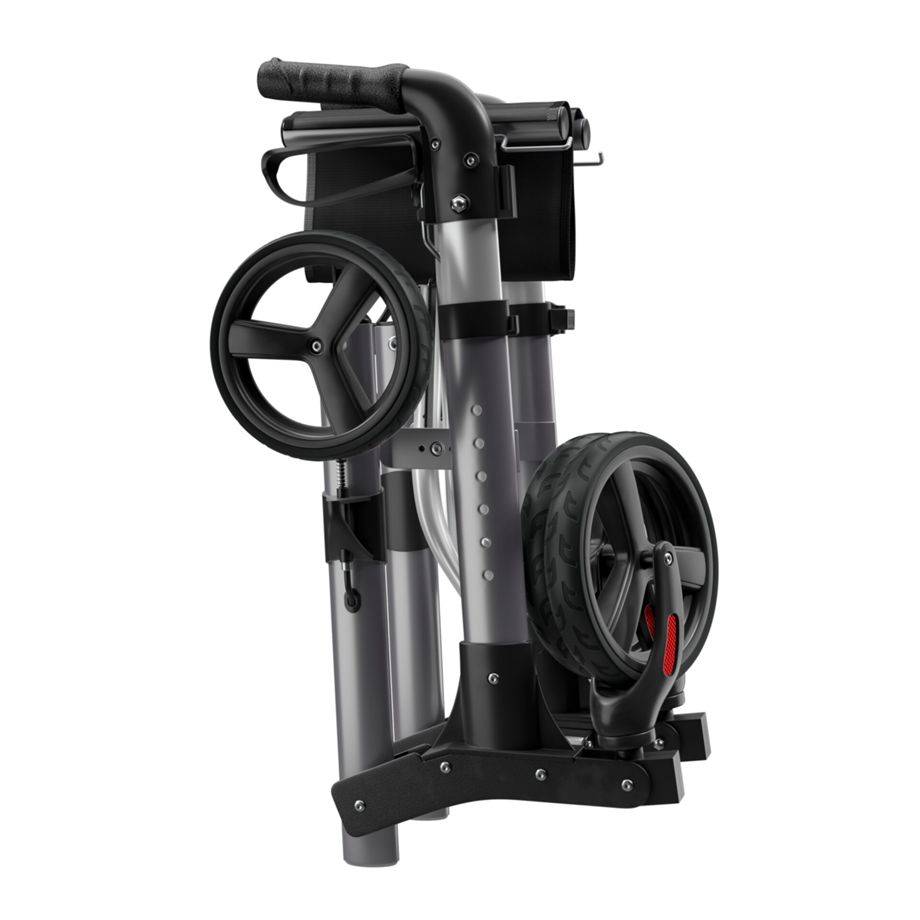 Weinberger Aluminium-Rollator 3-fach faltbar