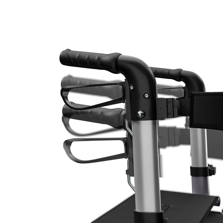 Weinberger Aluminium-Rollator 3-fach faltbar