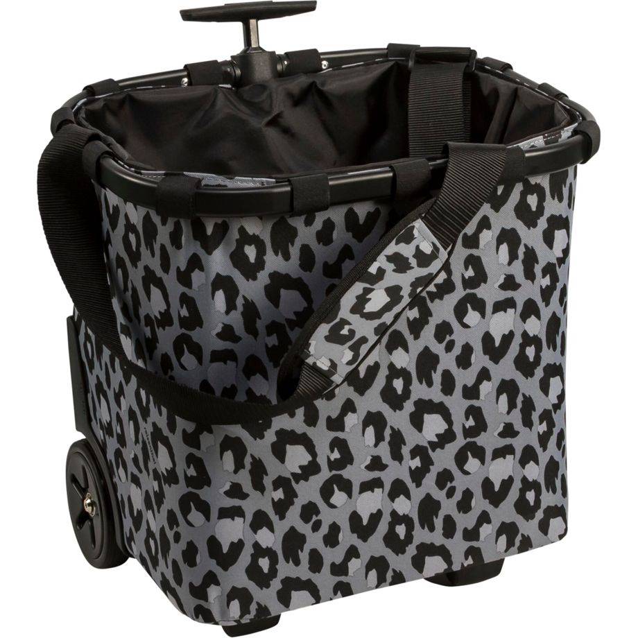 Reisenthel carrycruiser, Trolley-Tasche, Schwarz, Weiß, Aluminium, Polyester, Muster, 40 l, 420 mm