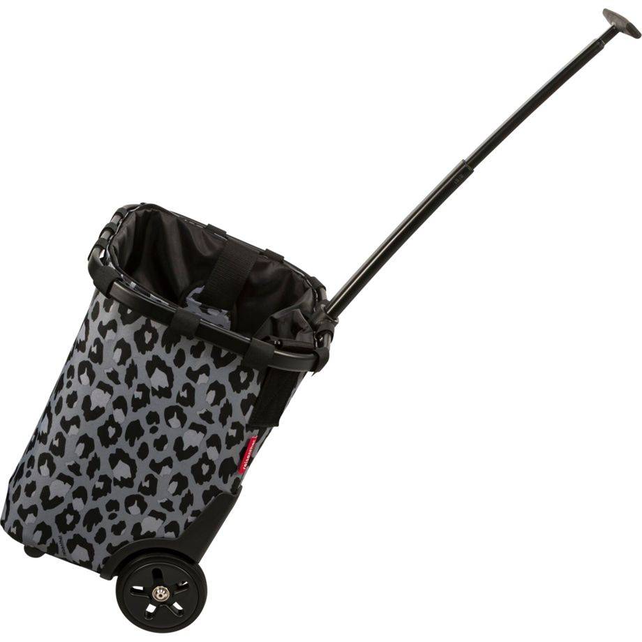 Reisenthel carrycruiser, Trolley-Tasche, Schwarz, Weiß, Aluminium, Polyester, Muster, 40 l, 420 mm