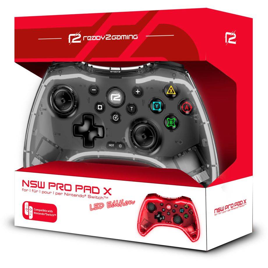 Ready2Gaming Nintendo Switch Pro Pad X-LED Edition - Gamepad