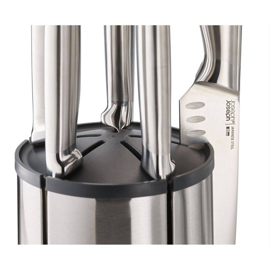 Joseph Joseph Elevate 5-teiliges Stahlmesser-Set mit Drehständer