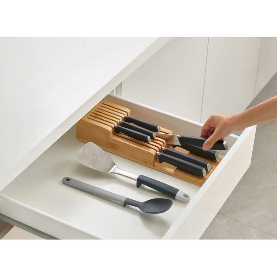 Joseph Joseph DrawerStore Bambus stufigerer Messerkasten