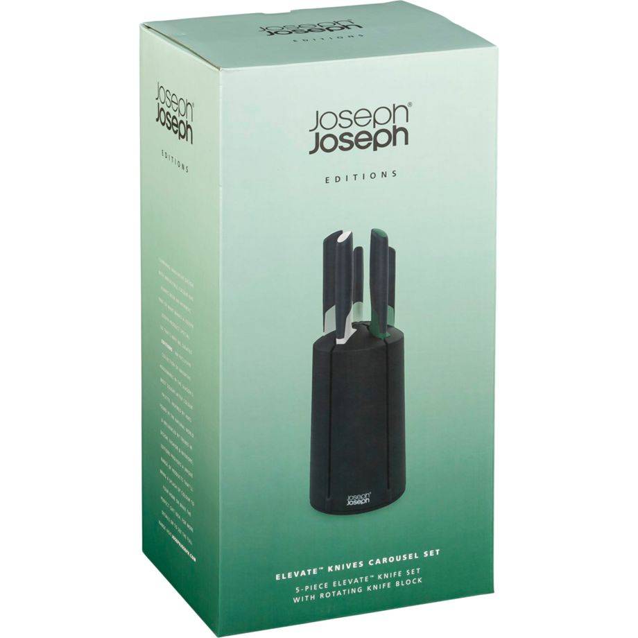 Joseph Joseph Elevate 5-teiliges Messer-Set mit Drehständer
