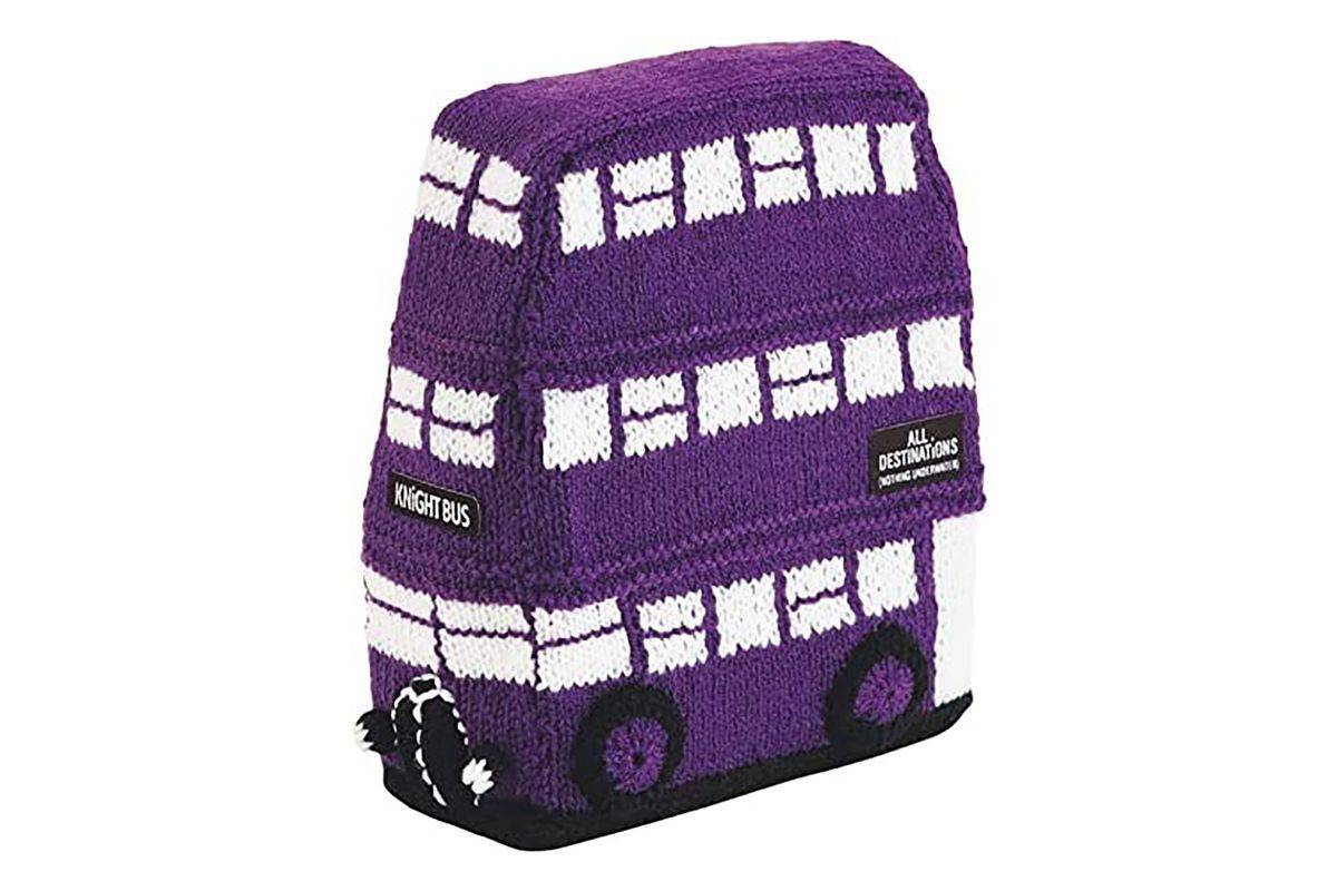 THUMBS UP - ! Harry Potter Strick-Set Türstopper Bus lila