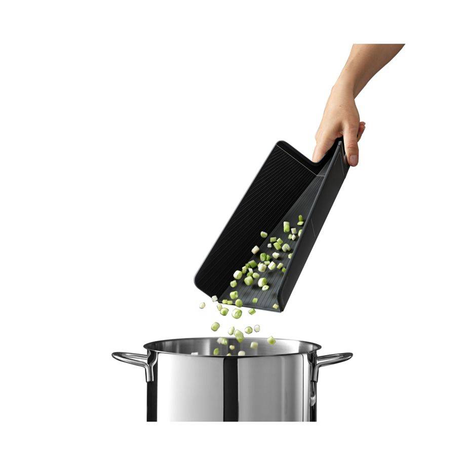Joseph Joseph Chop2Pot Plus Faltbares Schneidebrett schwarz