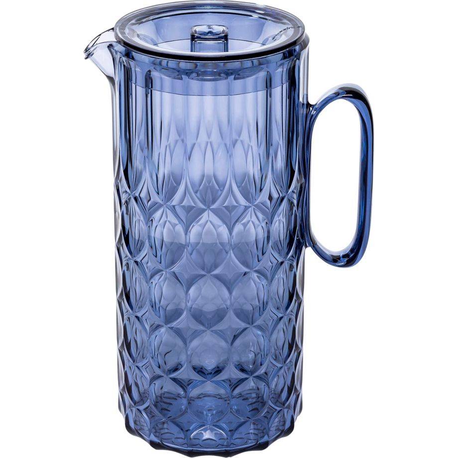 Guzzini VANITY, Karaffe, 1,75 l, Blau, Glas, Rund, Italien