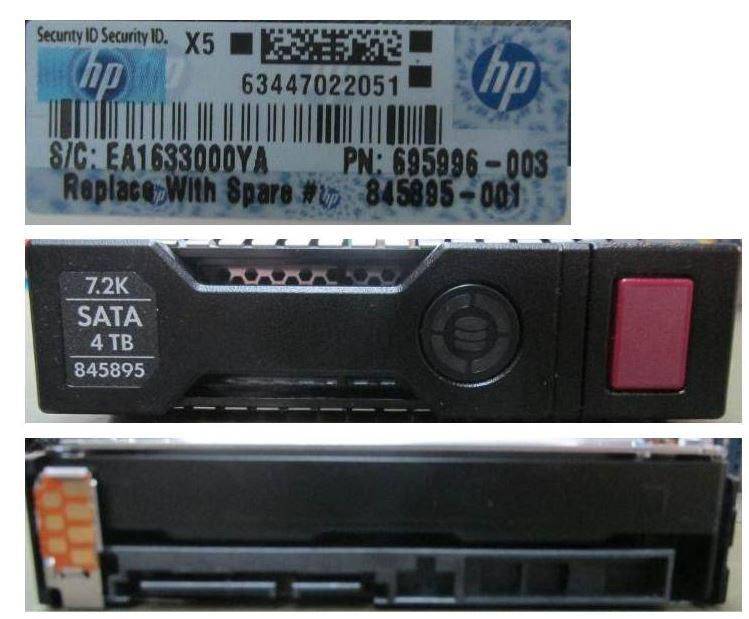 HPE - Hewlett Packard Enterprise 845895-001, 3.5 Zoll, 4000 GB, 7200 RPM