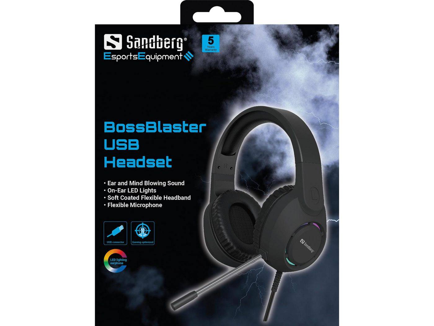 SANDBERG BossBlaster USB Headset