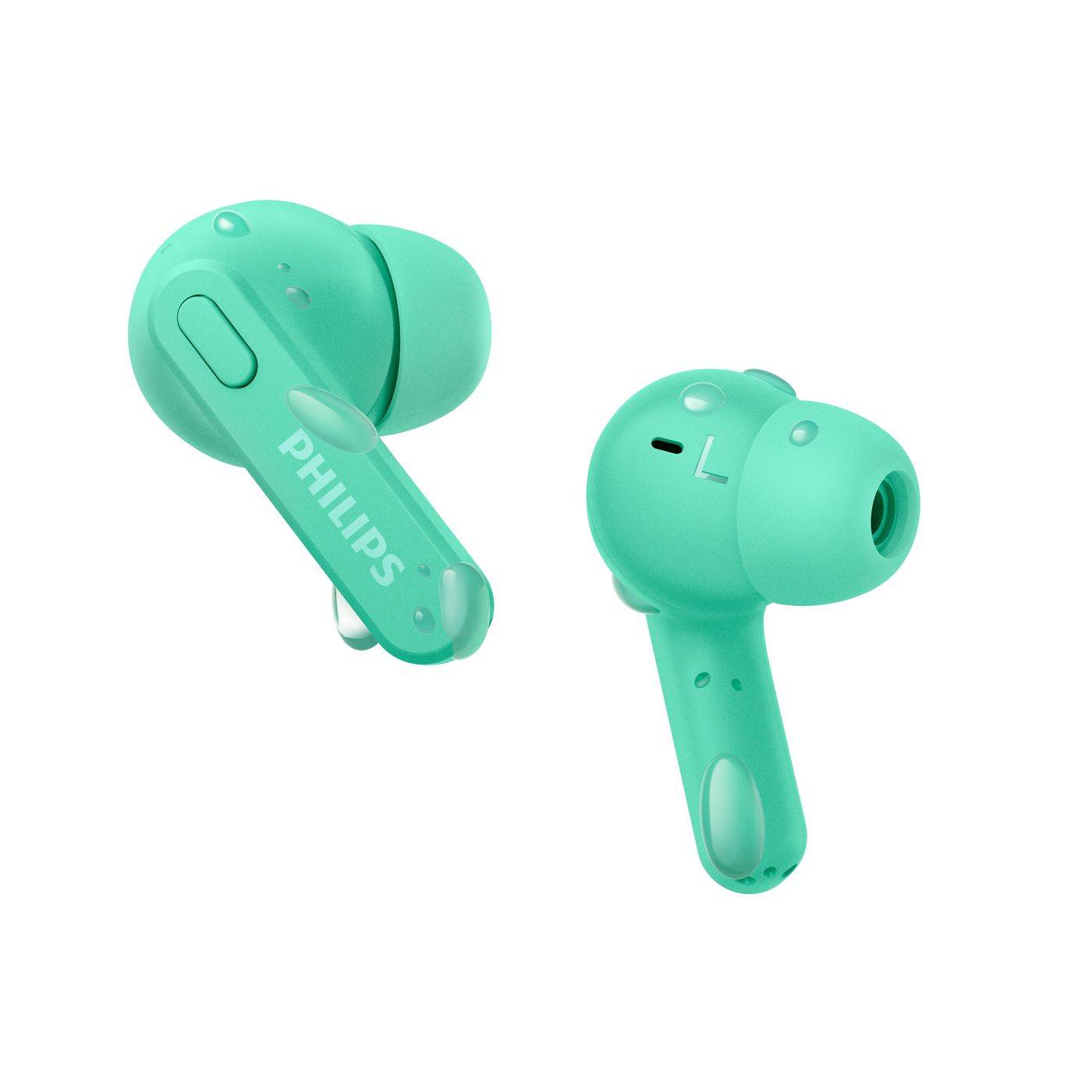 PHILIPS TAT2206BK/00 grün In-Ear Kopfhörer (Bluetooth, kabellos, IPX4)