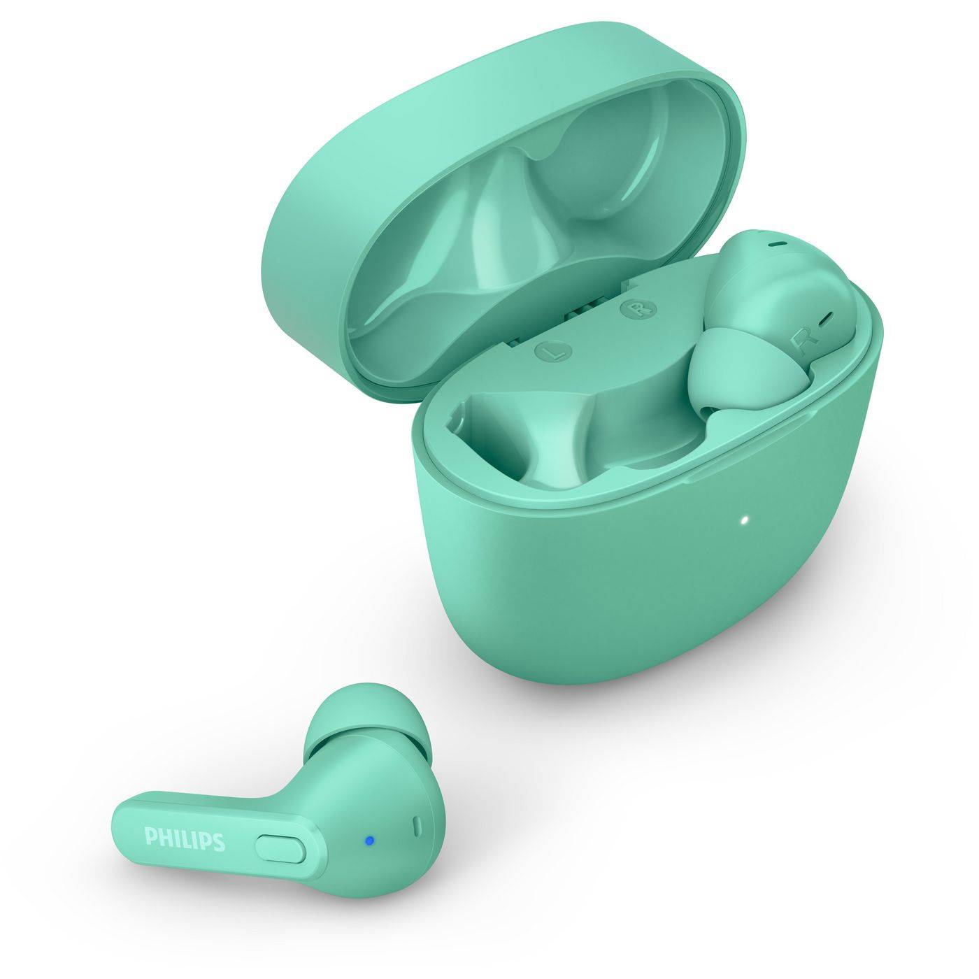 PHILIPS TAT2206BK/00 grün In-Ear Kopfhörer (Bluetooth, kabellos, IPX4)