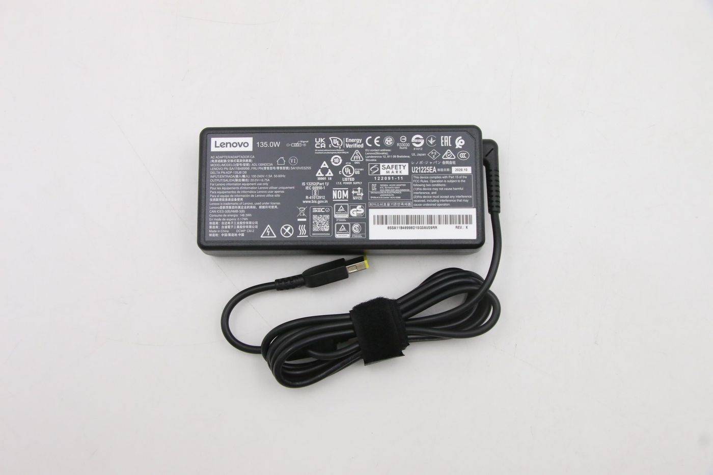 AC Adapter 135W (Slim Tip) includes power cable