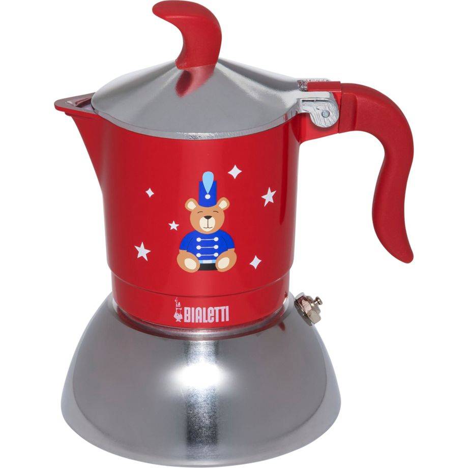 Bialetti 6651, Mokka-Kanne, 0,473 l, Rot, Edelstahl, Aluminium, Kunststoff, 1 Stück(e)