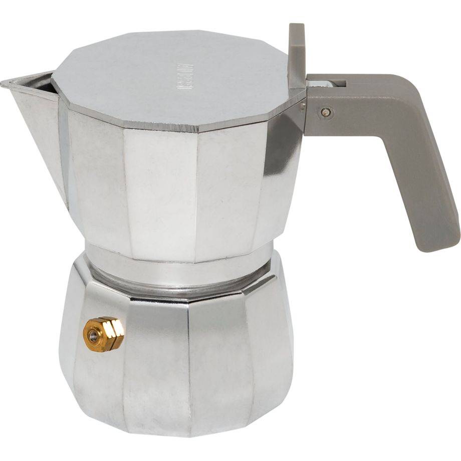 Alessi Moka, Mokka-Kanne, 0,07 l, Grau, Aluminium, 1 Tassen, 70 mm
