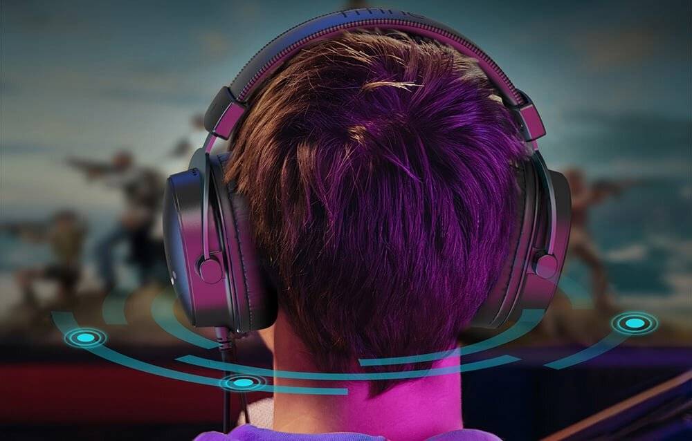 Fifine - H9 - Fifine H9 Gaming-Kopfhörer (schwarz)