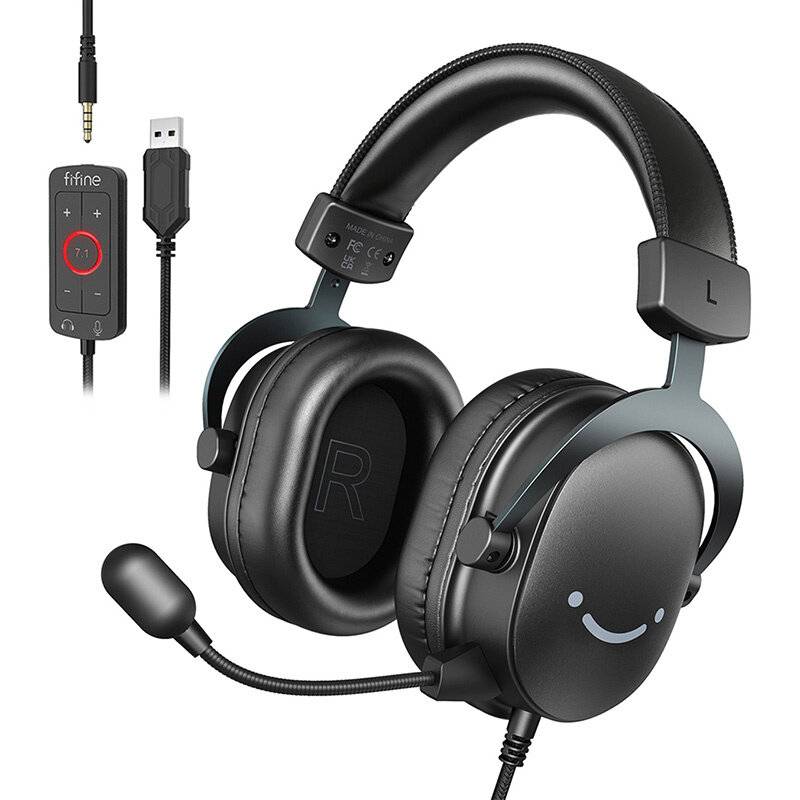 Fifine - H9 - Fifine H9 Gaming-Kopfhörer (schwarz)