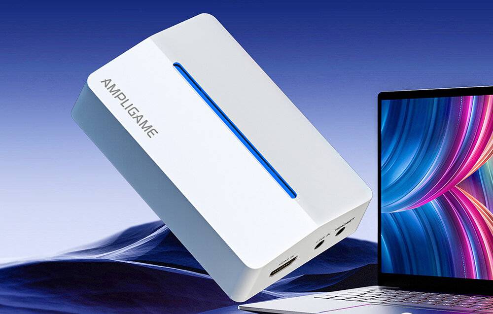 Fifine - V3W - Fifine V3W, HDMI-zu-USB-A-Aufnahmekarte (weiß)