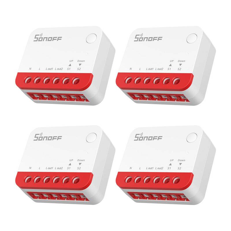 Sonoff - MINI-ZBRBS 4PC - Intelligenter ZigBee-Rollladenschalter Sonoff MINI-ZBRBS (4er-Pack)