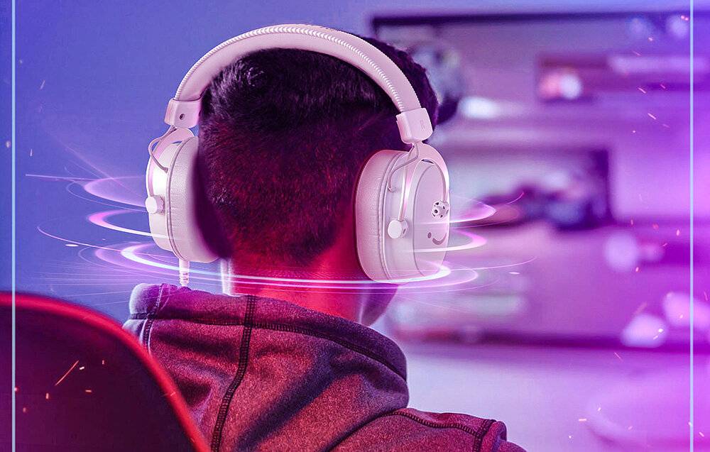 Fifine - H9W - Fifine H9W Gaming-Kopfhörer (weiß)