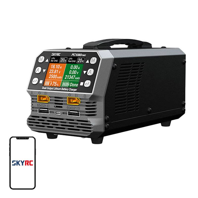 SKYRC - SK-100220-02 - SkyRC PC1080neo Zweikanal-Lithium-Batterieladegerät