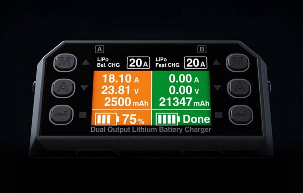 SKYRC - SK-100220-02 - SkyRC PC1080neo Zweikanal-Lithium-Batterieladegerät
