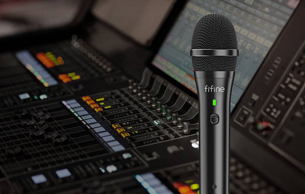 Fifine - Tank 2 - Fifine Tank 2 Dynamikmikrofon (schwarz)
