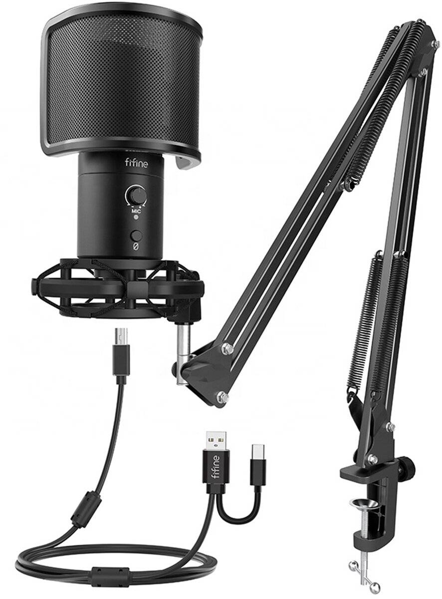 Fifine - T683 - Fifine T683 Kondensatormikrofon (schwarz)