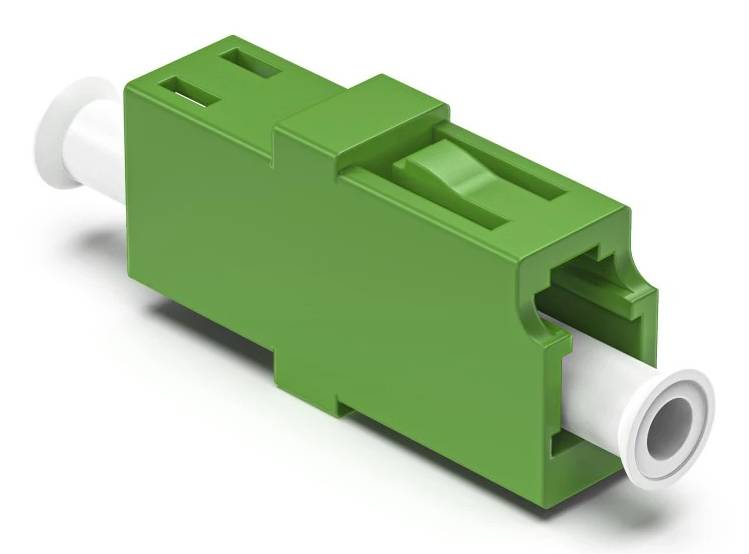 Hama 00200801 Glasfaser-Adapter LC/APC 10 Gbit/s Grün