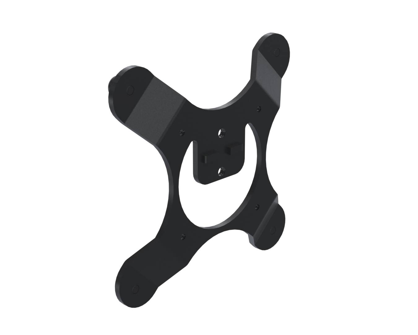 SpacePole Kiosk SPK513-02, Tablet-Adapter, Schwarz, Metall, 40 x 40 mm, 40 x 40