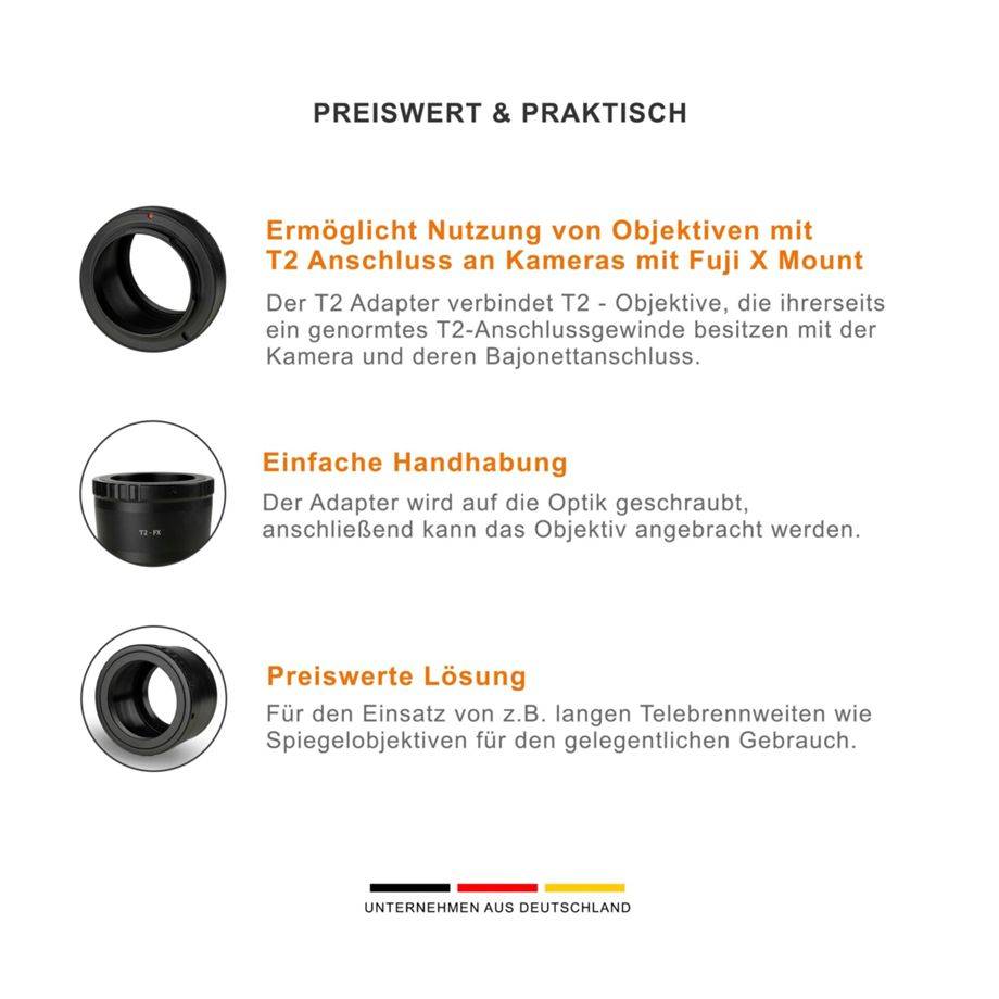 Walimex pro T2 Objektiv an Fujifilm X