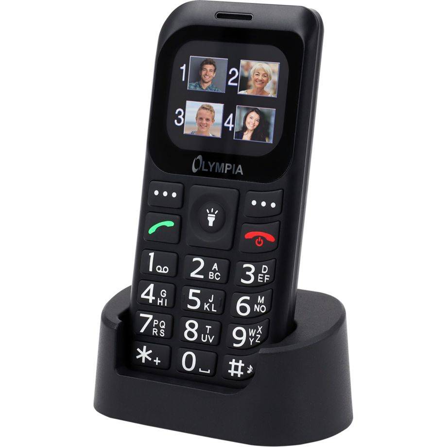 Olympia Mobiltelefon Bella+ Großtasten schwarz