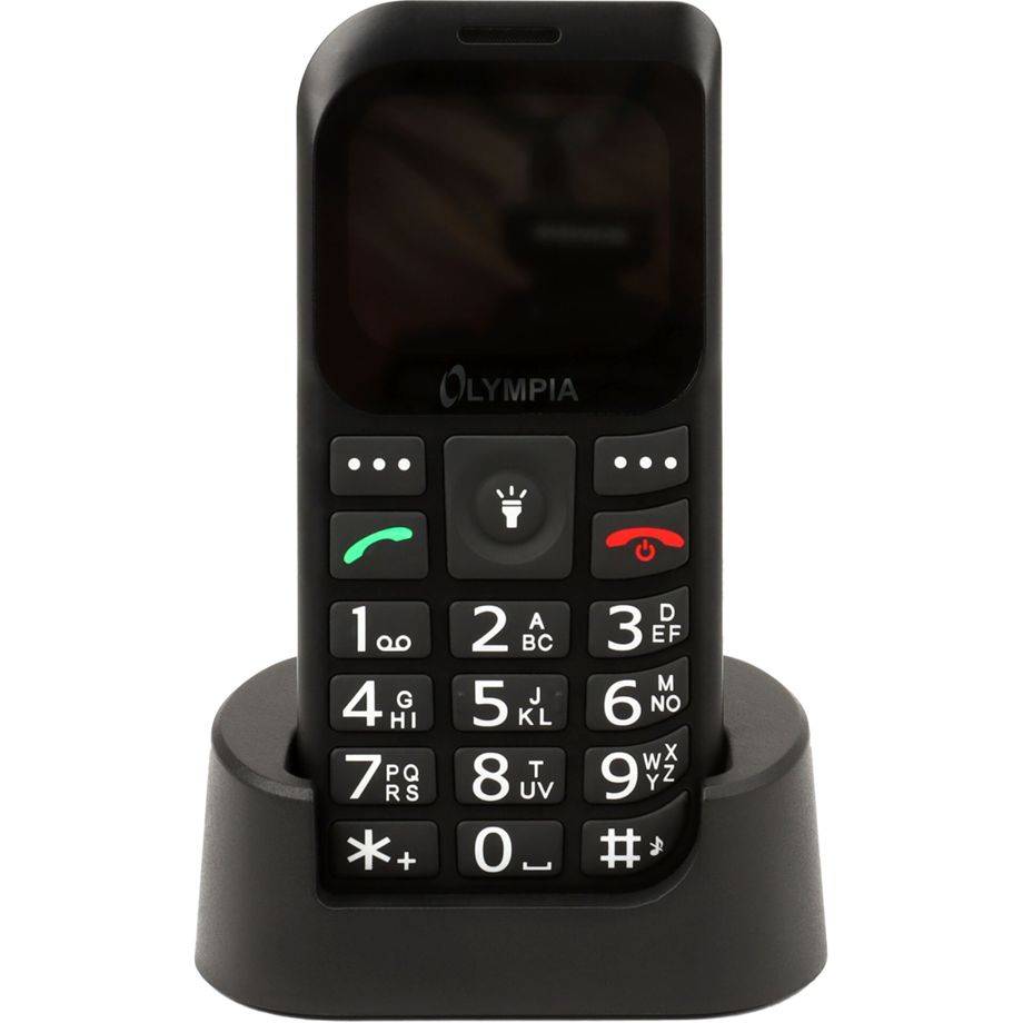 Olympia Mobiltelefon Bella+ Großtasten schwarz