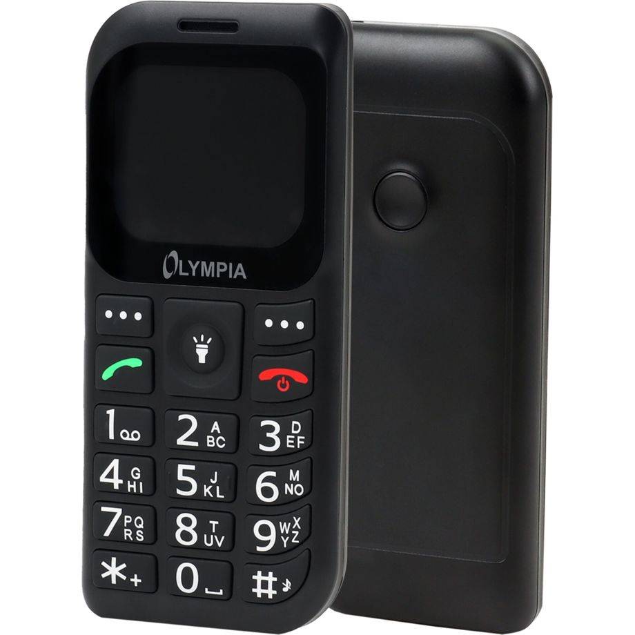 Olympia Mobiltelefon Bella+ Großtasten schwarz