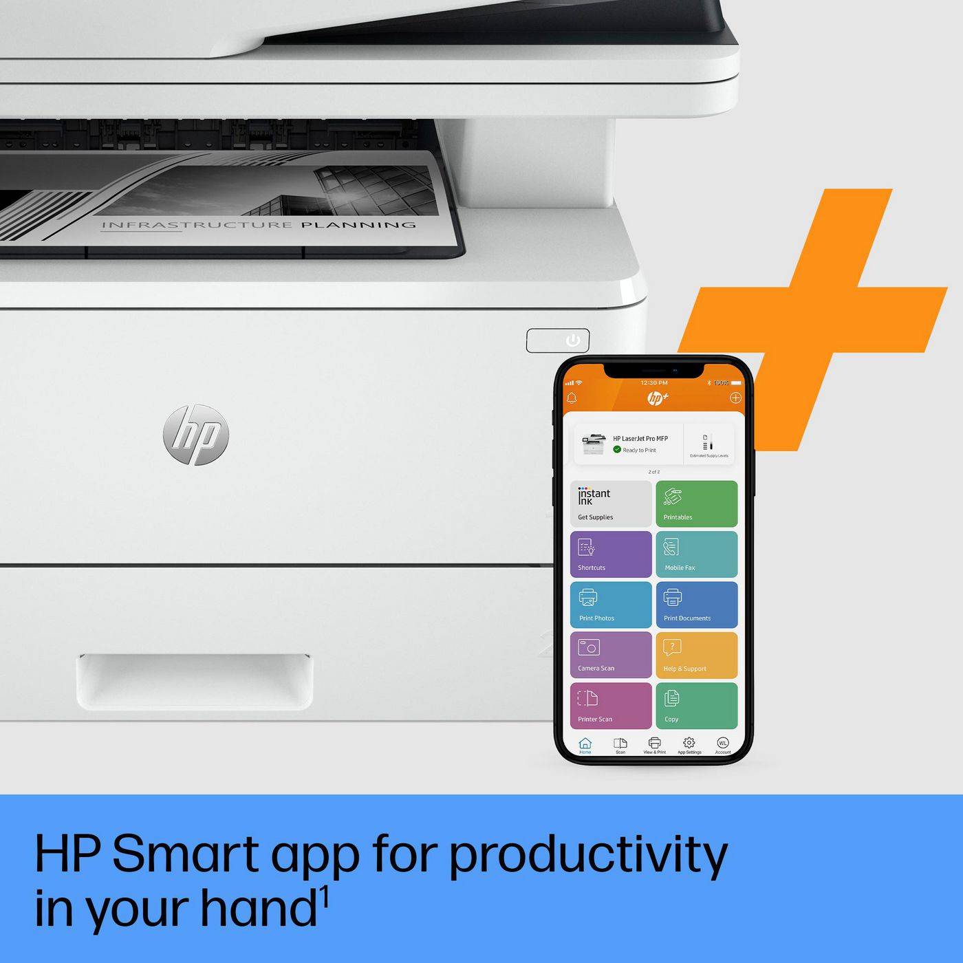 HP - Laserjet Pro Mfp 4102Fdn - Laser/LED-Druck - s/w