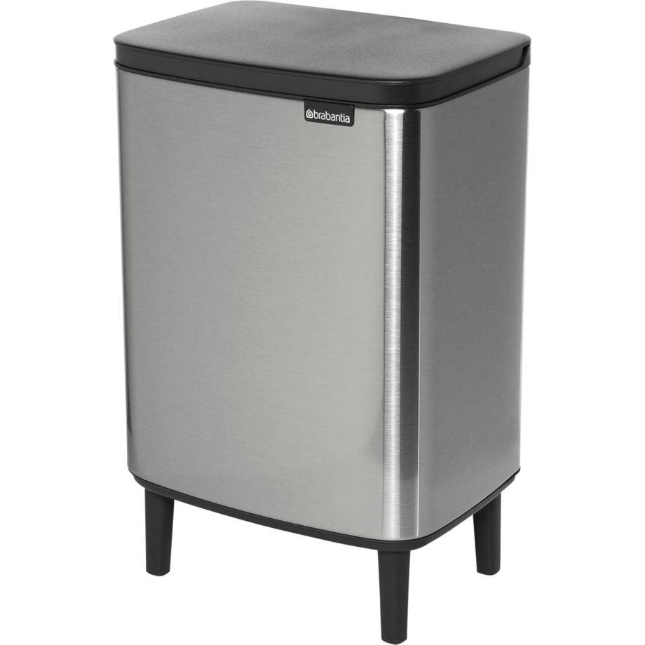 Brabantia BO Mülleimer HI 12 l Matt Steel Fingerprint Proof