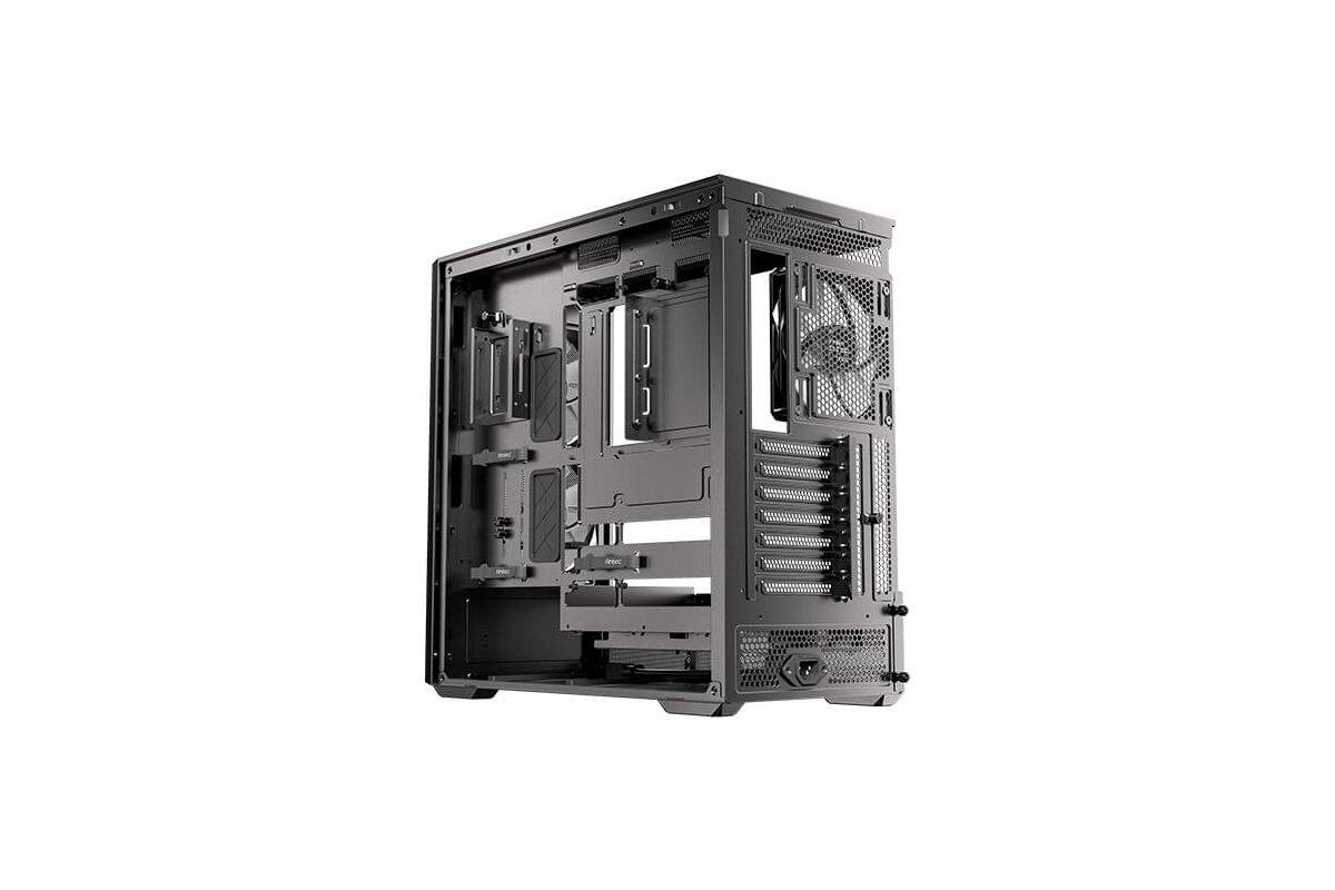 Antec FLUX Rear ATX/Micro-ATX/ITX Midi Tower PC Gehäuse , schwarz