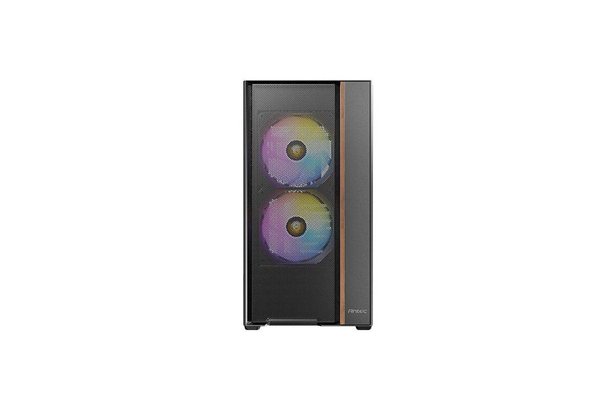 Antec FLUX Rear ATX/Micro-ATX/ITX Midi Tower PC Gehäuse , schwarz