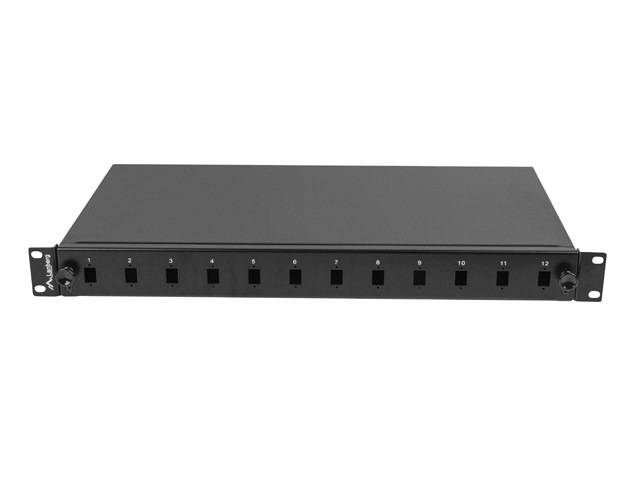 Lanberg Patch Panel - 12 x SC Simplex / 12 x LC Duplex - Rack montierbar - SC/LC x 12 - RAL 9004,
